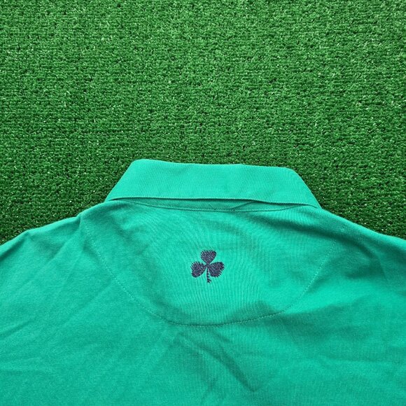 Retro Irish Rugby Polo Shirt Mens 2XL Green Short Sleeve British Irish‎ Lion - Picture 12 of 12